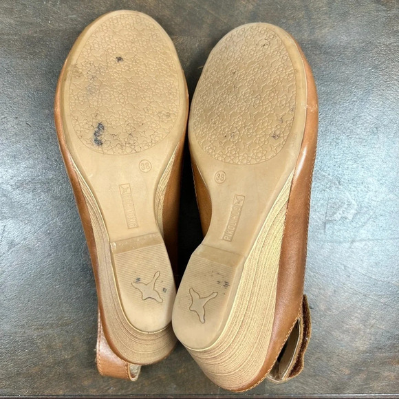 Pikolinos Capri Sandal Brandi Laser Cut Open Toe Boho Wedge Comfort - Picture 9 of 10